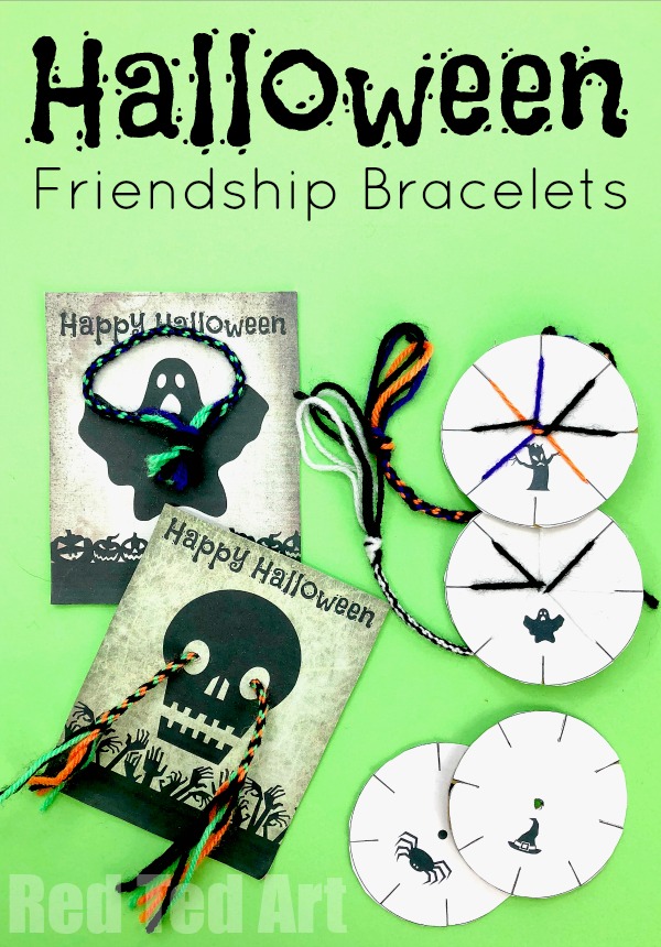 Halloween friendship bracelets