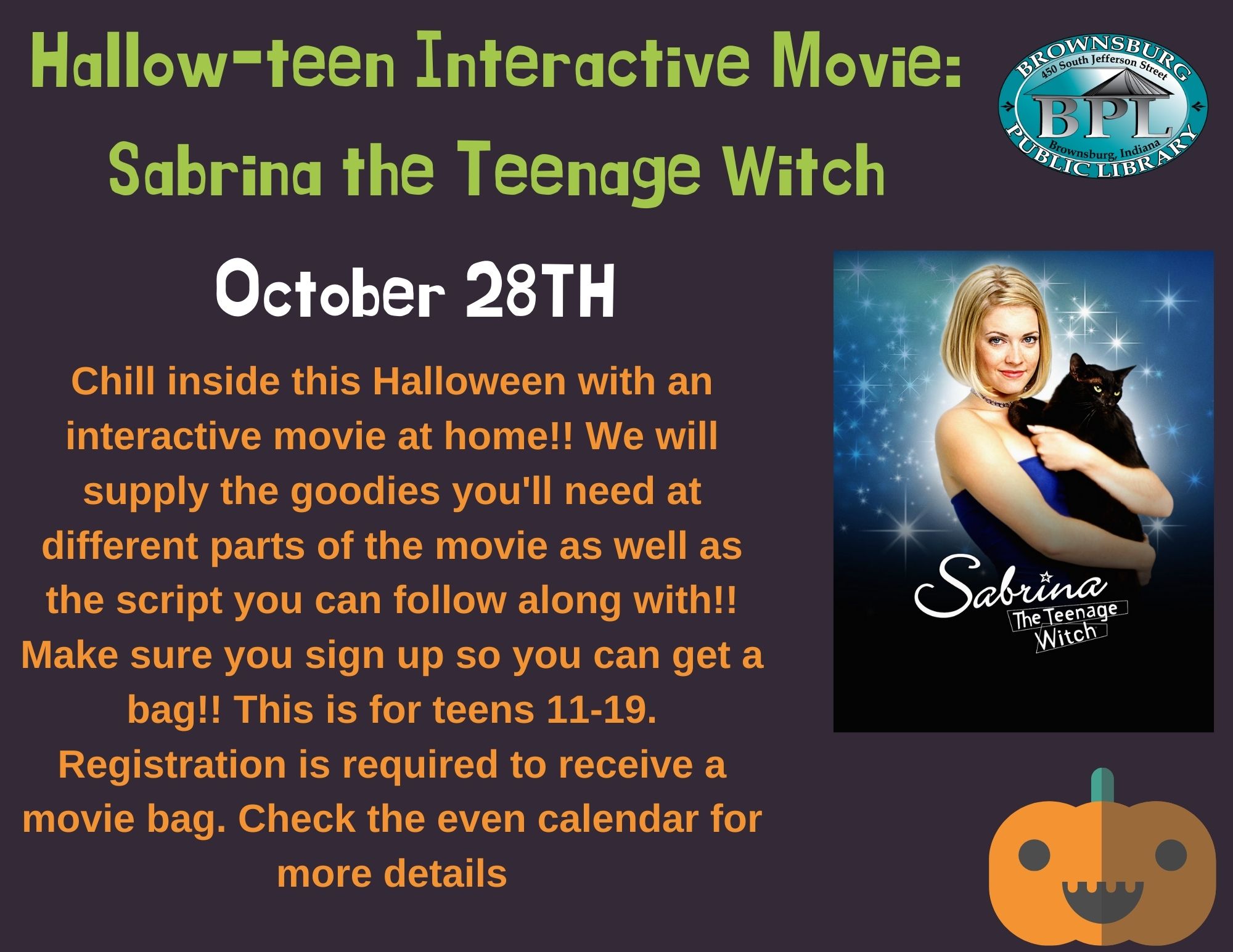 hallowteen interactive movie october 28