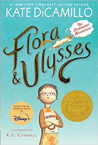 The cover of the book, Flora & Ulysses