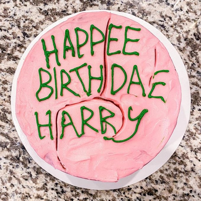 Harry Potter birthday cake from Hagrid