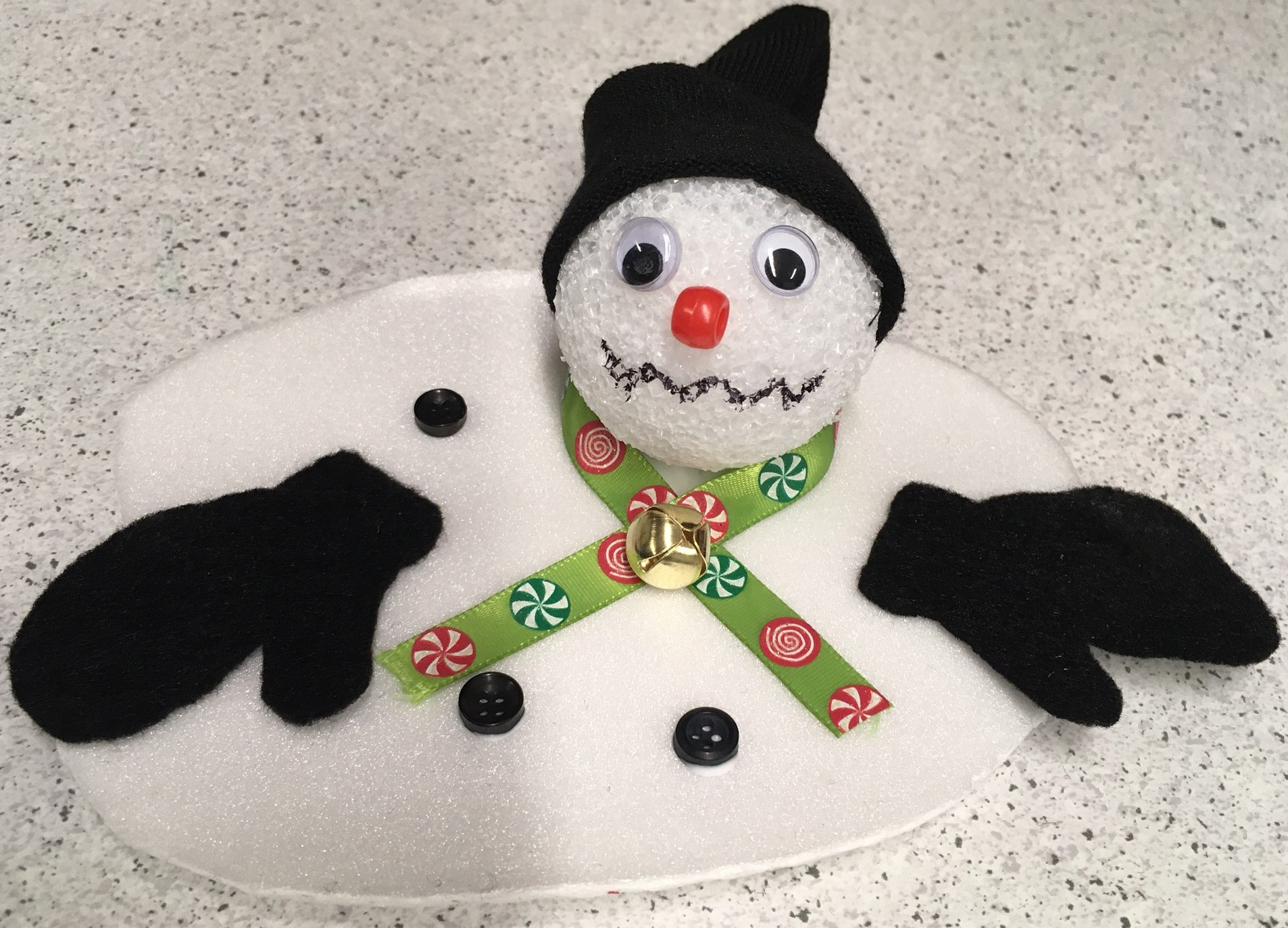 Melting Snowman Winter Craft