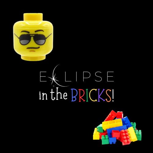 Eclipse in the bricks logo
