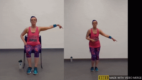 Virtual Zumba R Gold Express Gold Chair Brownsburg Public Library