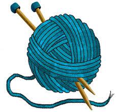 Graphic of yarn ball and needles 