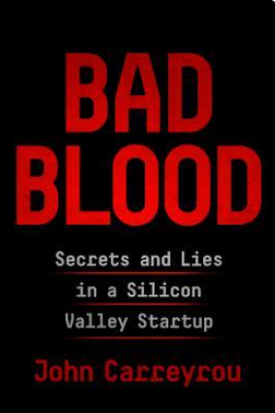 Bad Blood written in red text against a black background