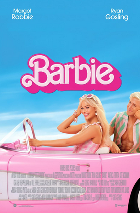 Movie poster for the Barbie movie (2023) 
