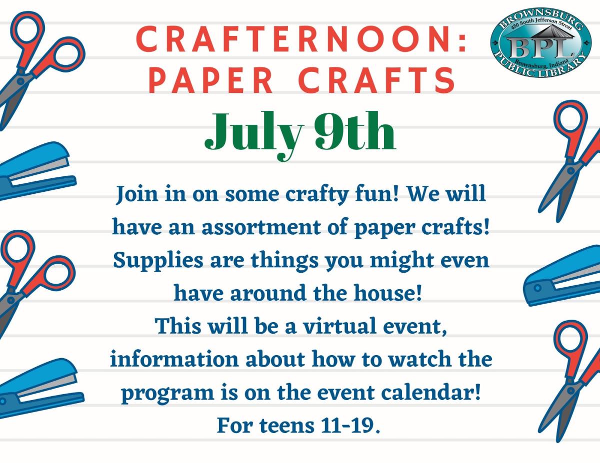 Crafternoon: Paper Crafts