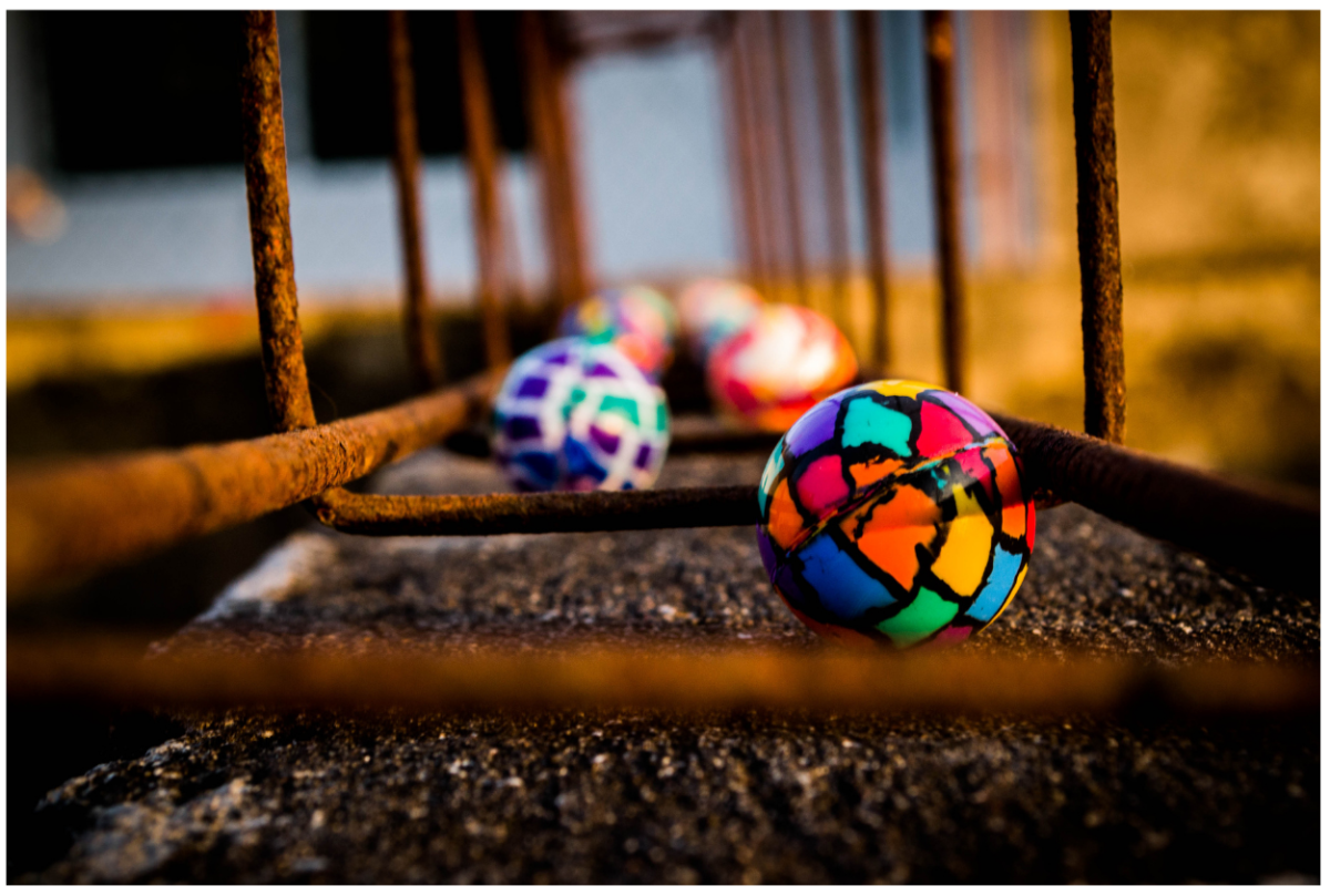 Colorful Bouncy Balls.