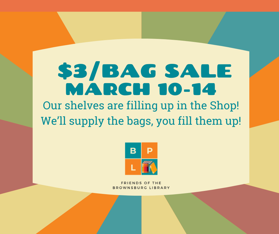 $3 bag sale - Library Shop Used Bookstore