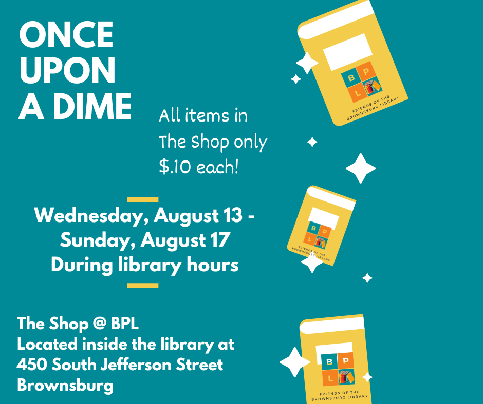 All items (excluding library swag) are $.10/each!